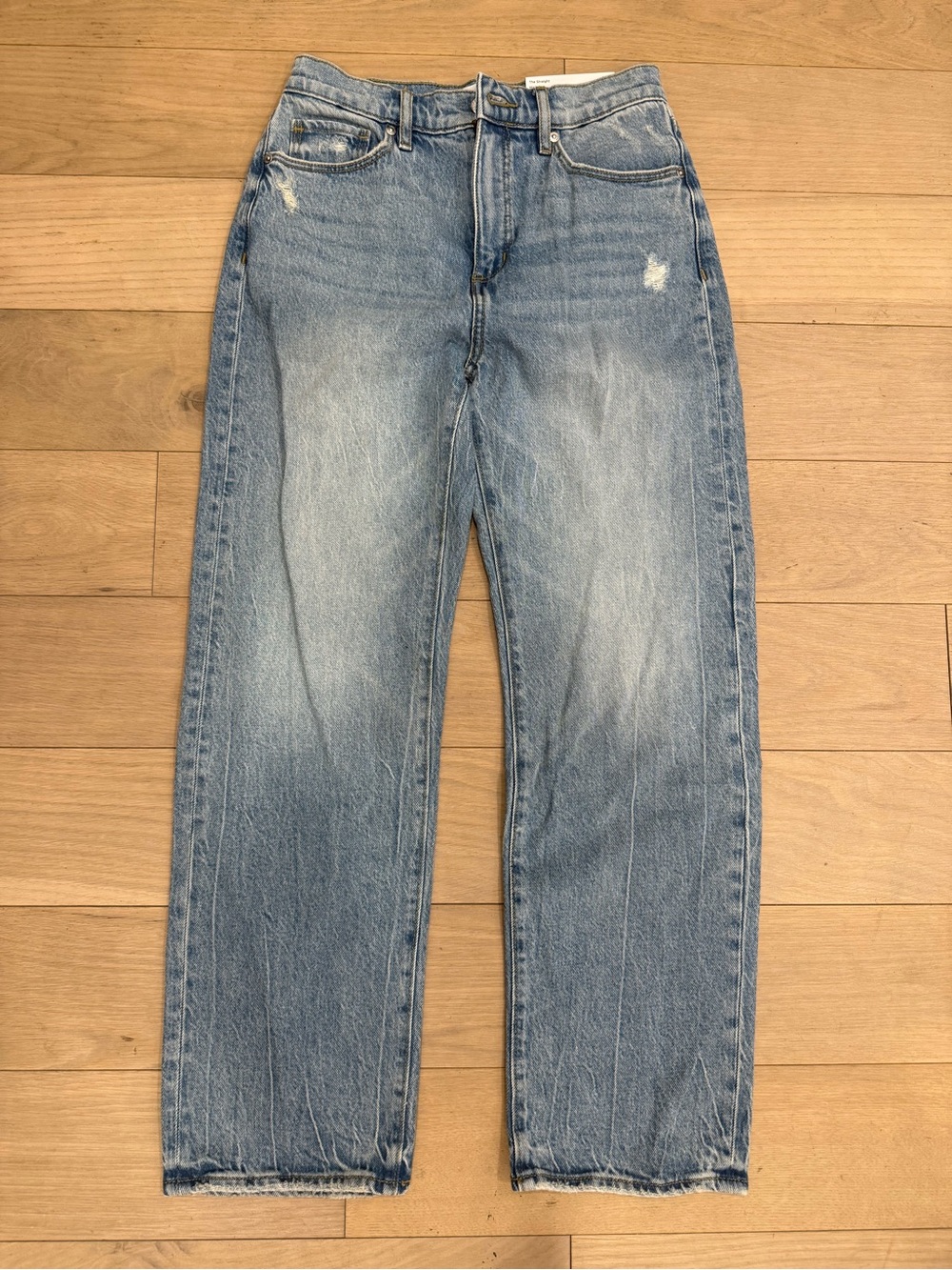 LOFT Women's Light Blue Straight-Leg Jeans